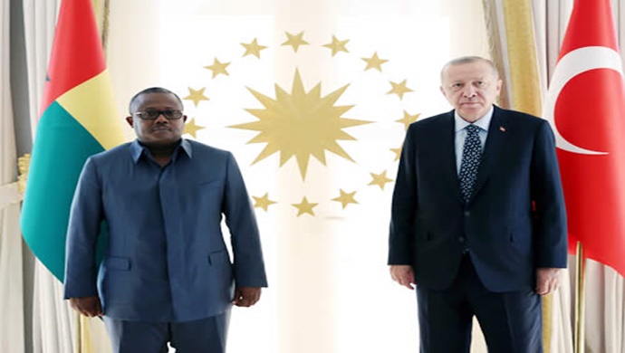 Cumhurbaşkanı Erdoğan, Gine Bissau Cumhurbaşkanı Embalo ile görüştü