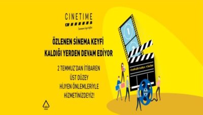 Film keyfi Cinetime’da yeniden başlıyor