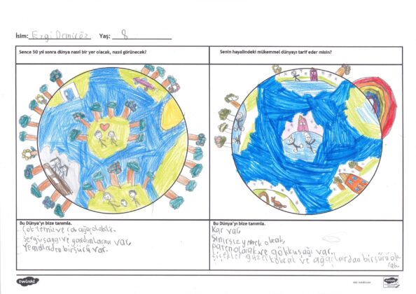 Dünya’yı Çiz Projesi’ne örnek çizimleri İle öncülük ettiler