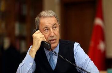 Millî Savunma Bakanı Hulusi Akar’dan Azerbaycan’a Taziye Telefonu