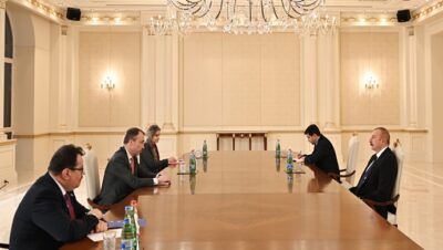 İlham Aliyev, AB’nin Güney Kafkasya Özel Temsilcisini kabul etti