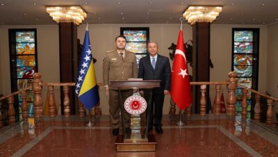 Millî Savunma Bakanı Hulusi Akar, Bosna Hersek Genelkurmay Başkanı Korgeneral Senad Masovic’i Kabul Etti