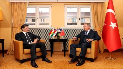 Millî Savunma Bakanı Hulusi Akar, IKBY Başkanı Neçirvan Barzani ile Görüştü