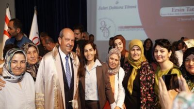 Cumhurbaşkanı Ersin Tatar, Osmaniye’de “Kıbrıs’ta Türklerin Varoluş Mücadelesi” başlıklı bir konferans verdi