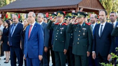 Cumhurbaşkanı Ersin Tatar, Topçuköy Şehitlerini Anma Töreni’ne katıldı