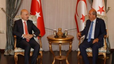 Cumhurbaşkanı Ersin Tatar, Türkiye Cumhuriyeti Ulaştırma ve Altyapı Bakanı Adil Karaismailoğlu’nu kabul etti.