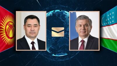 Президент Узбекистана Шавкат Мирзиёев поздравил Президента Садыра Жапарова и народ Кыргызстана с Днем независимости