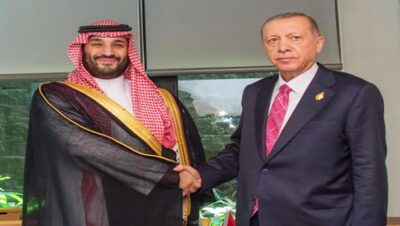 الرئيس أردوغان يلتقي ولي العهد السعودي الأمير محمد بن سلمان