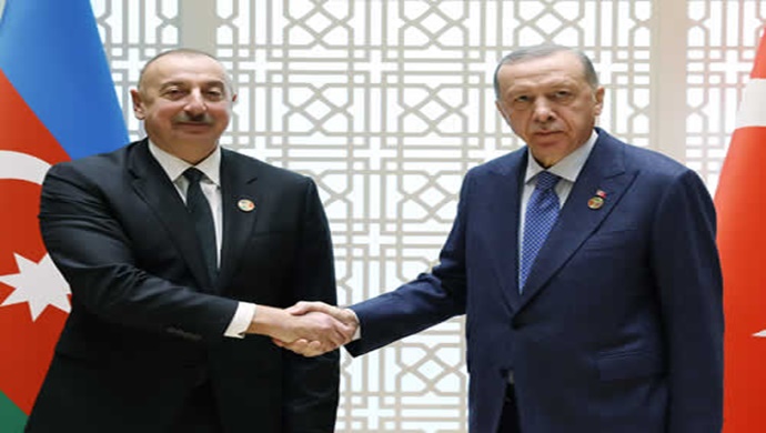 Cumhurbaşkanı Erdoğan, Azerbaycan Cumhurbaşkanı Aliyev ile görüştü