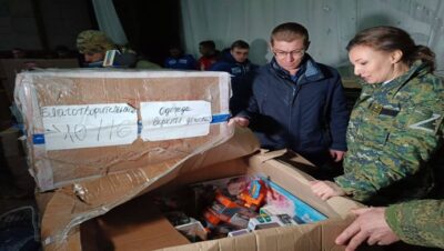 «Единая Россия» доставила тёплые вещи для детей в ЛНР