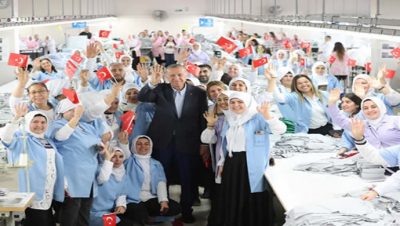 Cumhurbaşkanı Erdoğan, Denizli’de “Emekçi Kadınlar Buluşması” programına katıldı