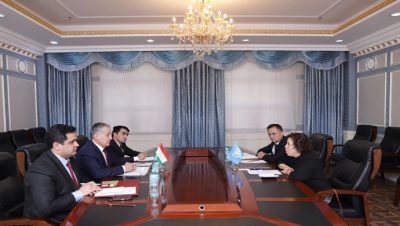 Meeting of the Minister of Foreign Affairs with the UN Resident Coordinator in Tajikistan