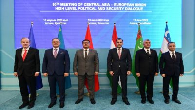 Participation of the Deputy Minister in the Political and Security Dialogue between the European Union and Central Asia