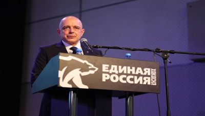 «Единая Россия» выдвинула Сергея Сокола кандидатом от партии на выборах губернатора Хакасии
