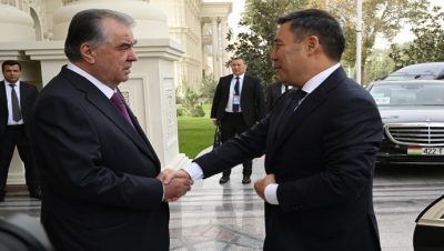 Kırgız Cumhuriyeti Cumhurbaşkanı Sadir Japarov ile görüşme