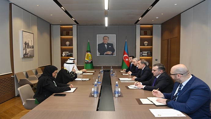 Bakan Ceyhun Bayramov’un Körfez İşbirliği Konseyi Genel Sekreteri Jasim Al-Budeyvi ile görüşmesine ilişkin basın açıklaması