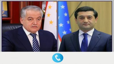 Tacikistan ve Özbekistan dışişleri bakanları arasında telefon görüşmesi