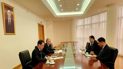 Meeting at the Ministry of Foreign Affairs of Turkmenistan
