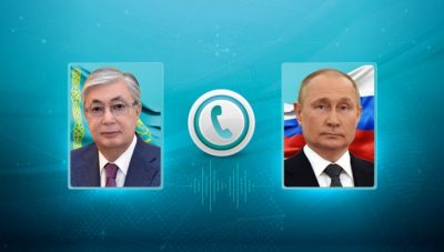 Состоялся телефонный разговор Касым-Жомарта Токаева с Президентом России Владимиром Путиным