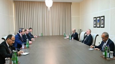İlham Aliyev, Türkiye Enerji ve Tabii Kaynaklar Bakanını kabul etti