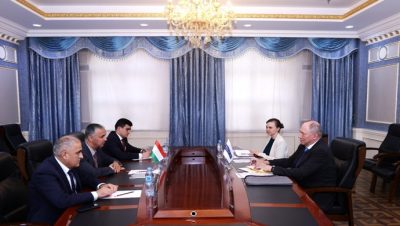 Meeting of the First Deputy Minister with the newly appointed Head of the OSCE Programme Office in Dushanbe