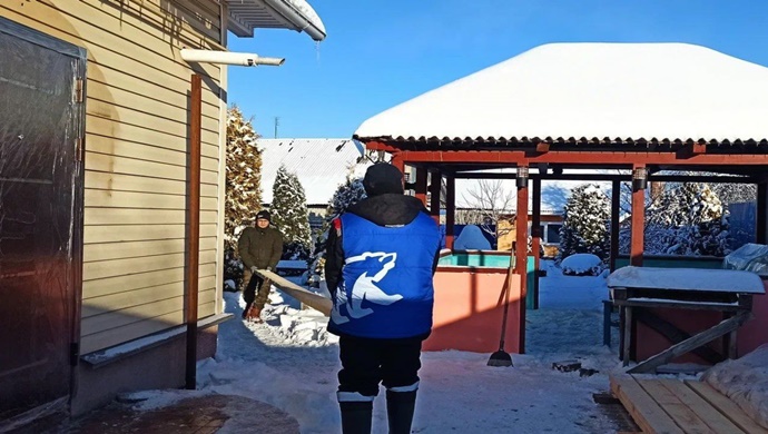 Birleşik Rusya gönüllüleri, Kursk sınır bölgesinde 90 evi restore etti